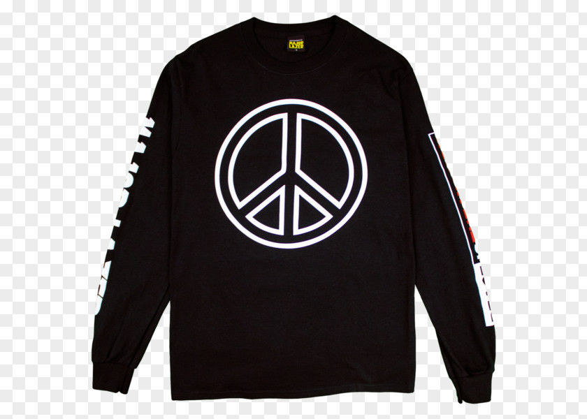 Barre Stamp Sweatshirt Peace Is The Mission Major Lazer Sweater Clothing PNG