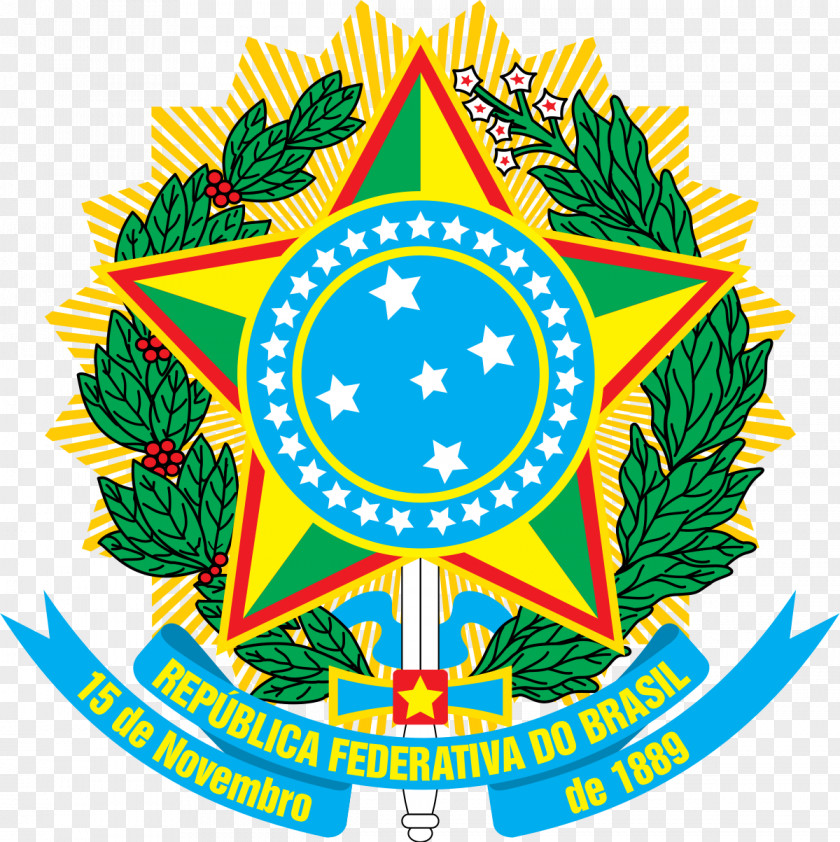 Brazil First Brazilian Republic Coat Of Arms National Emblem PNG