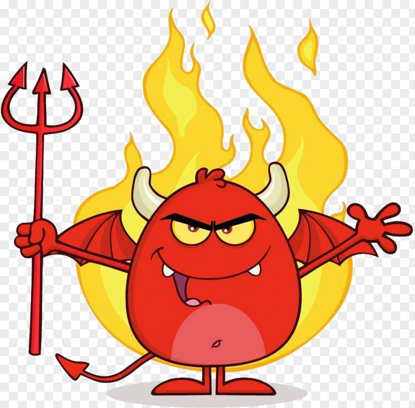 Evil Satan Devil Cartoon Royalty-free Illustration PNG