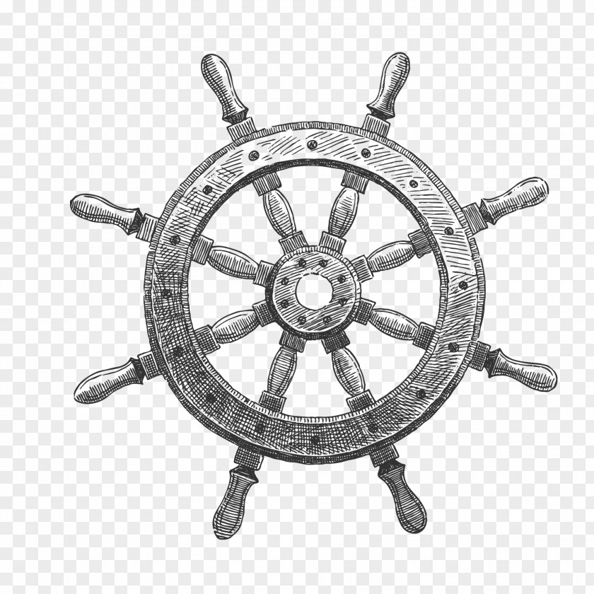 Nautical Elements Ships Wheel Maritime Transport Rudder PNG