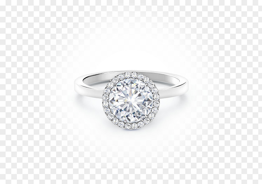 Ring Halo Engagement Diamond De Beers Wedding PNG