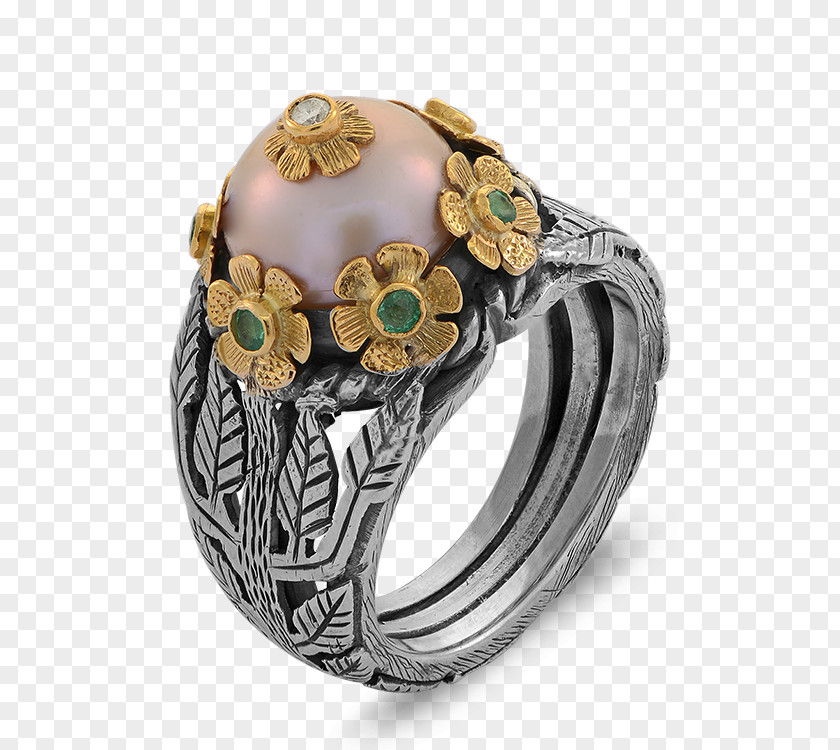 Small Stackable Gold Rings Ring Colored Gemstone Emerald Jewellery PNG