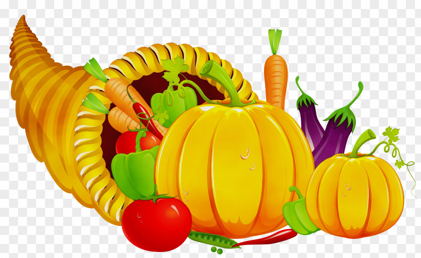 Vegetarian Food Fruit Turkey Thanksgiving Cartoon PNG