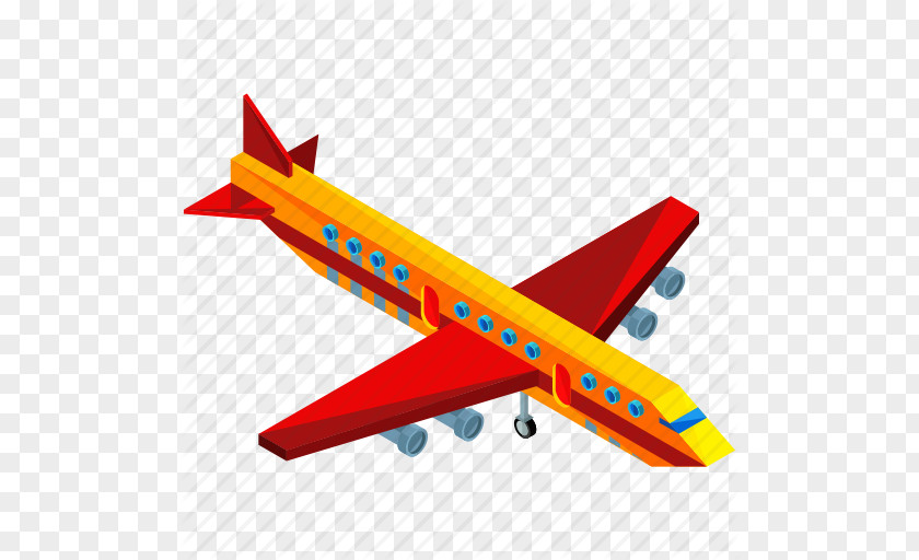 Cartoon Airplane Narrow-body Aircraft Airliner Icon PNG
