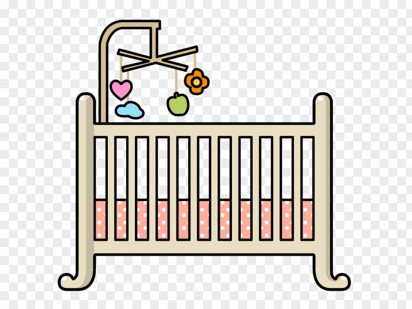 Cot Cliparts Infant Bed Nursery Clip Art PNG