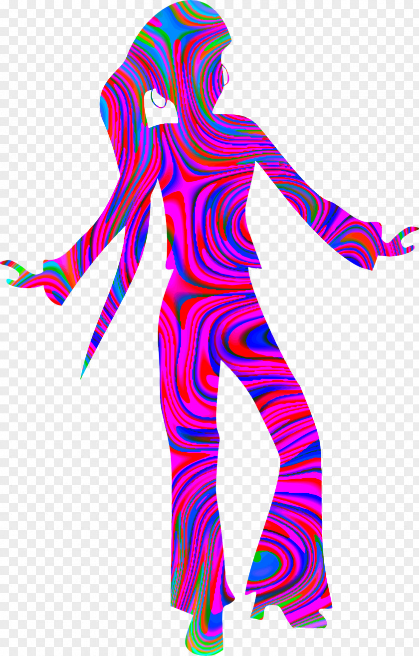Disco Dance Silhouette Clip Art PNG