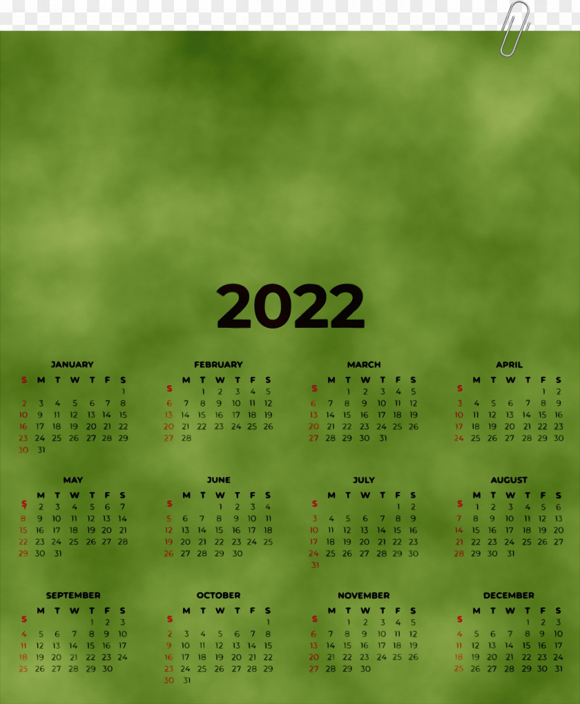 Font Calendar System Green 2011 Meter PNG