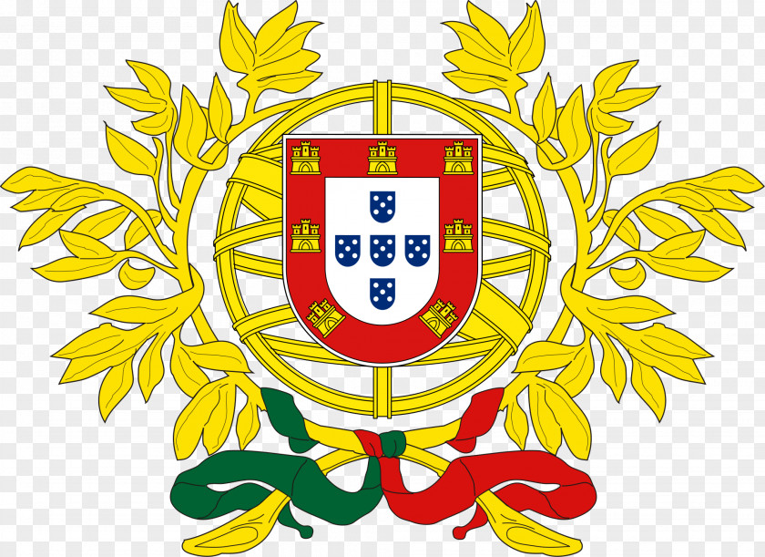 Portugal Coat Of Arms Flag Portuguese Heraldry PNG