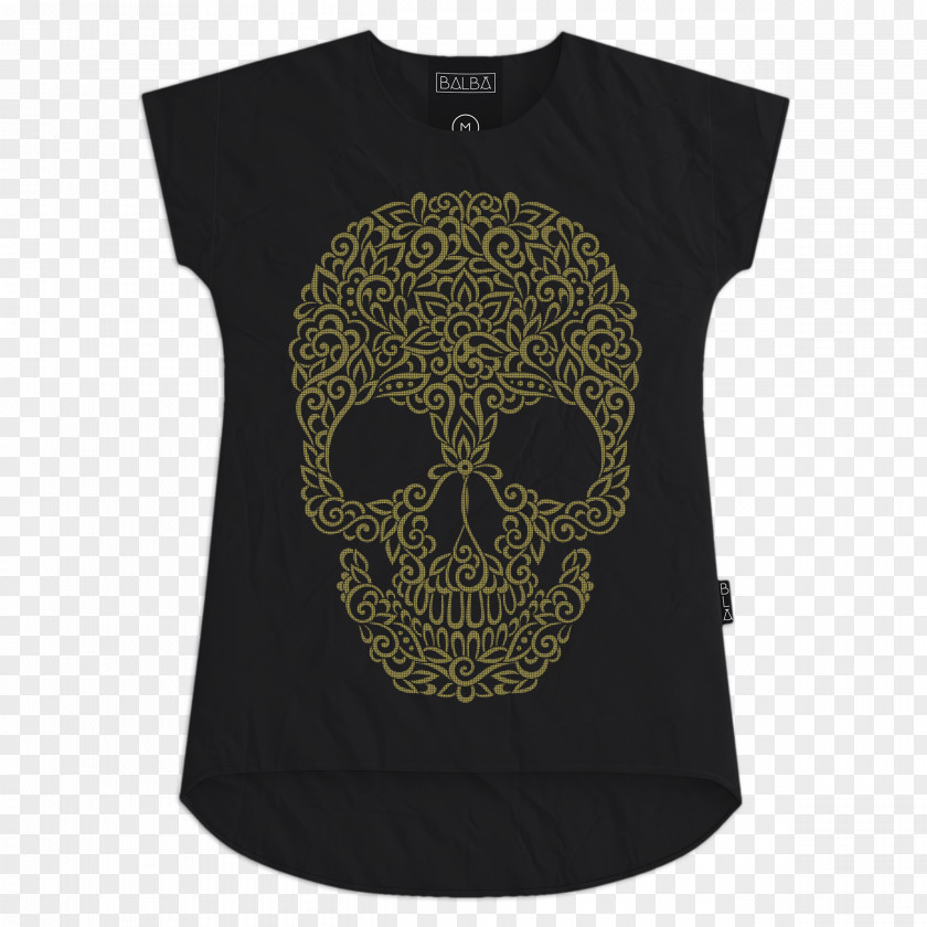 T-shirt Skull Sleeve Font PNG