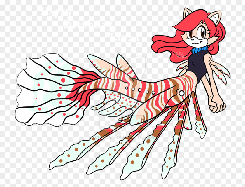 Mermaid Lionfish Drawing DeviantArt PNG