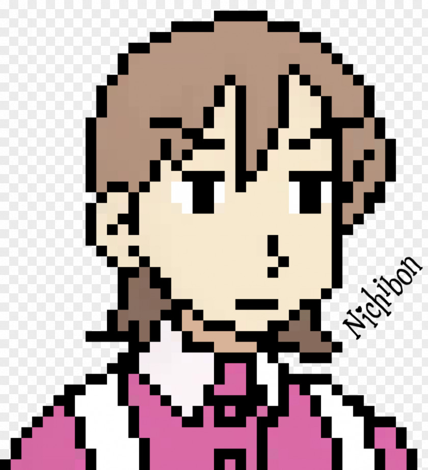 Nichijou Pixel Art PNG