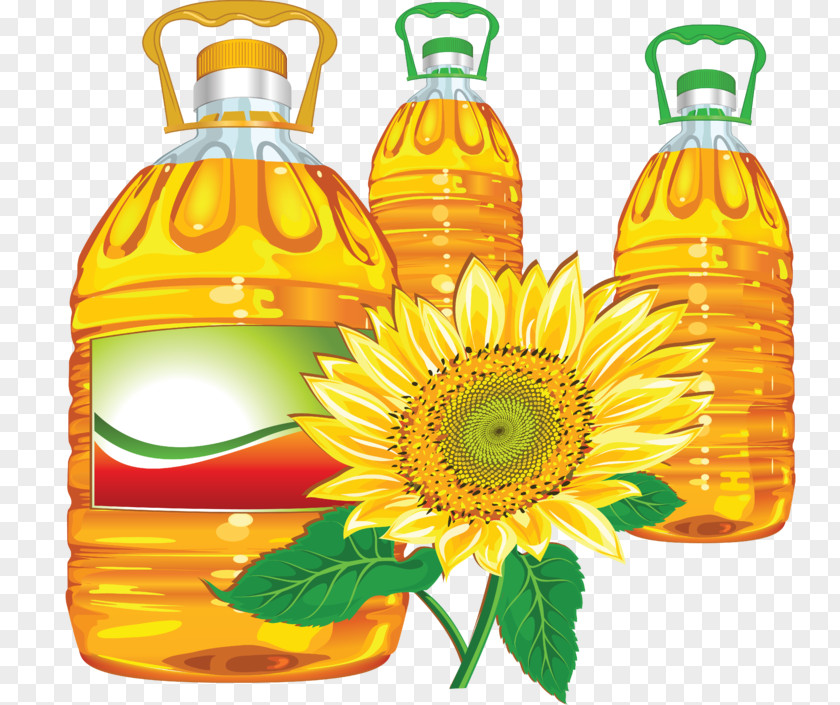 Oil Cooking Oils Vegetable Sunflower Clip Art PNG
