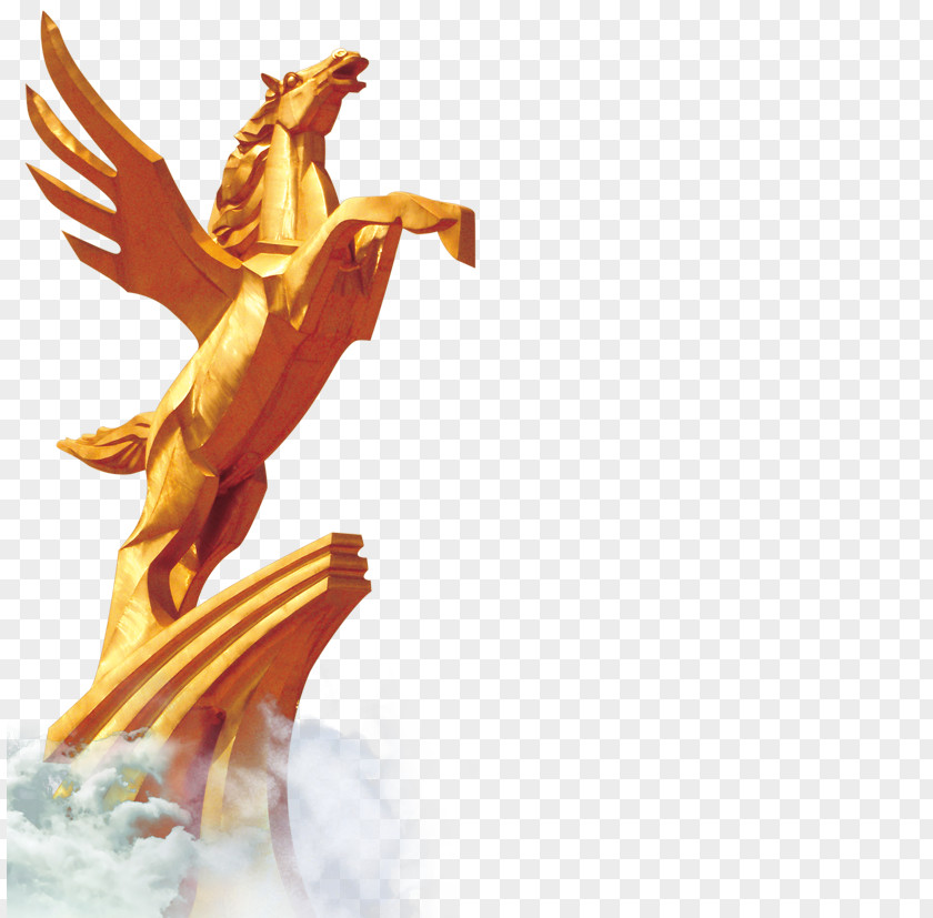 Pegasus Sculpture Wuhan The Arts PNG