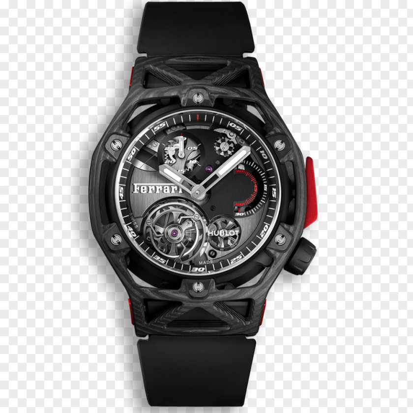 Watch Hublot Chronograph Tourbillon Ferrari PNG