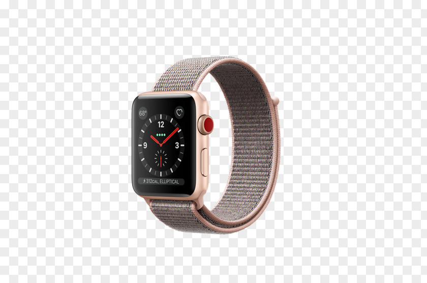 Apple Watch Series 1 3 2 Space Grey Aluminium PNG
