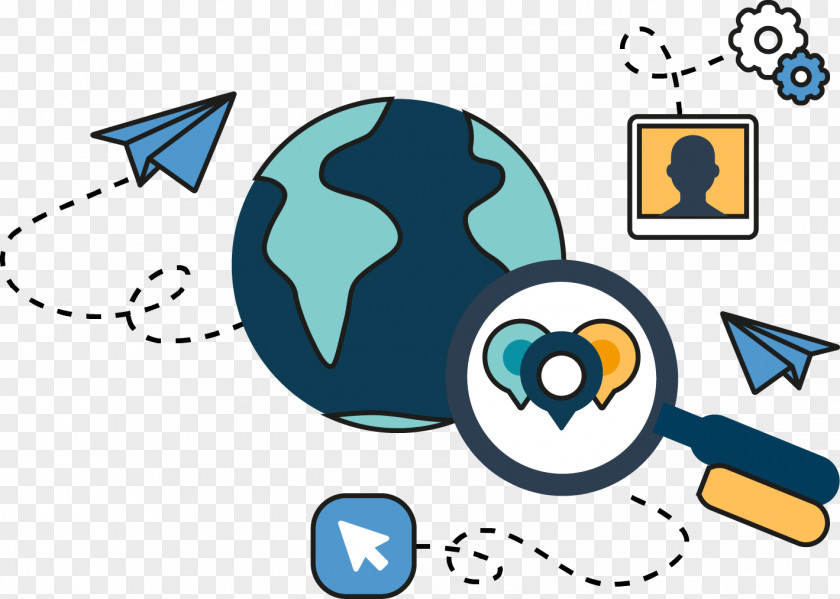 Global Positioning Vector Digital Marketing Search Engine Optimization Clip Art PNG