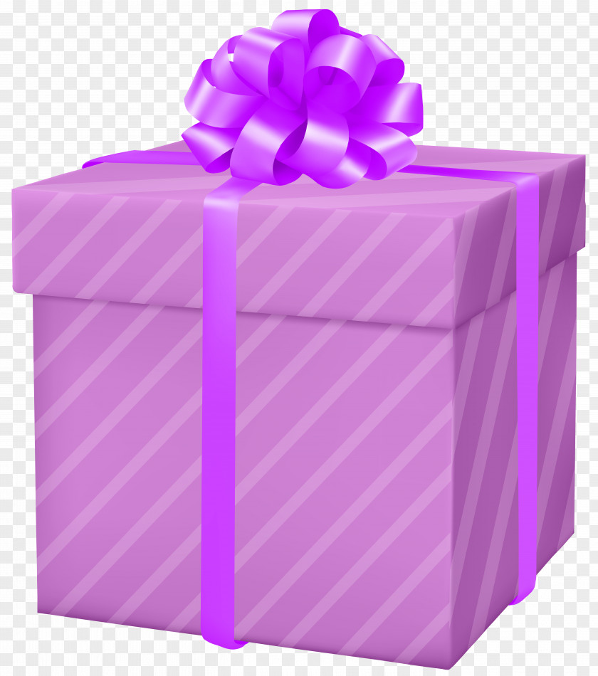 Pink Gift Box Clip Art Image PNG