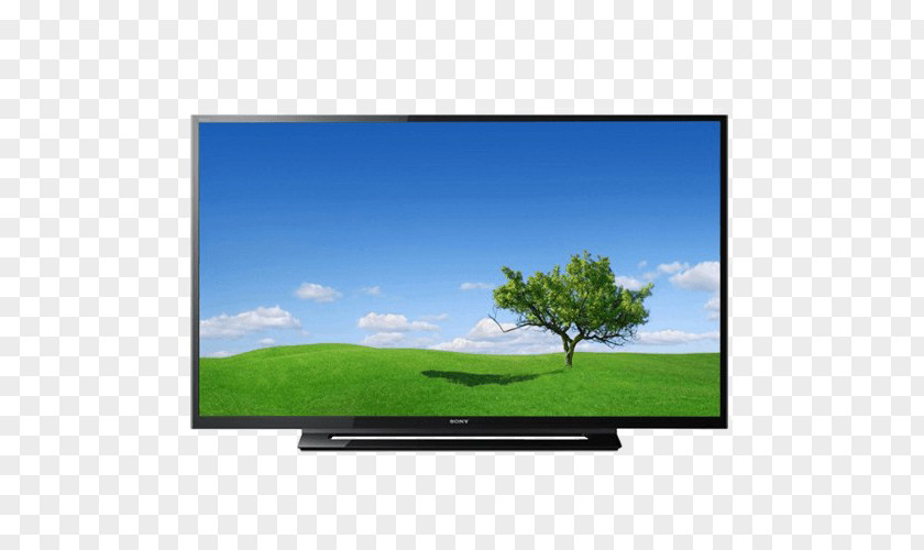 Tivi LED-backlit LCD High-definition Television Bravia Smart TV Set PNG