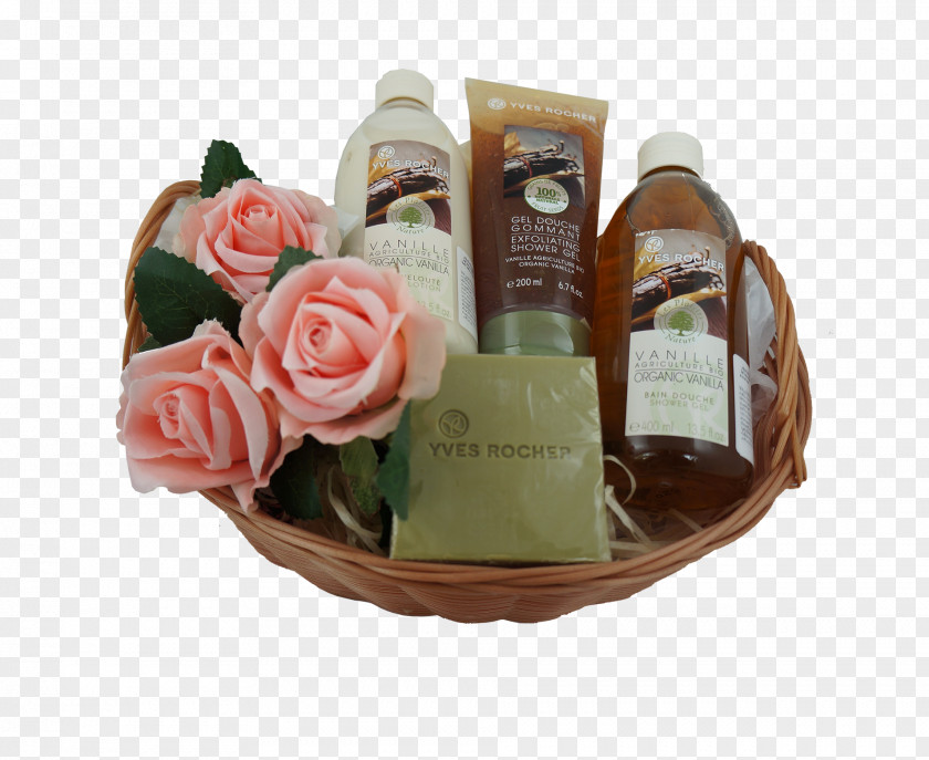 Aromatic Food Gift Baskets Shower Gel Exfoliation Soap Lotion PNG