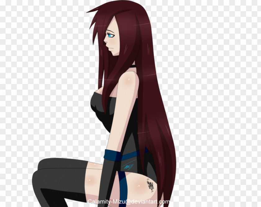 Design Black Hair Brown Figurine PNG