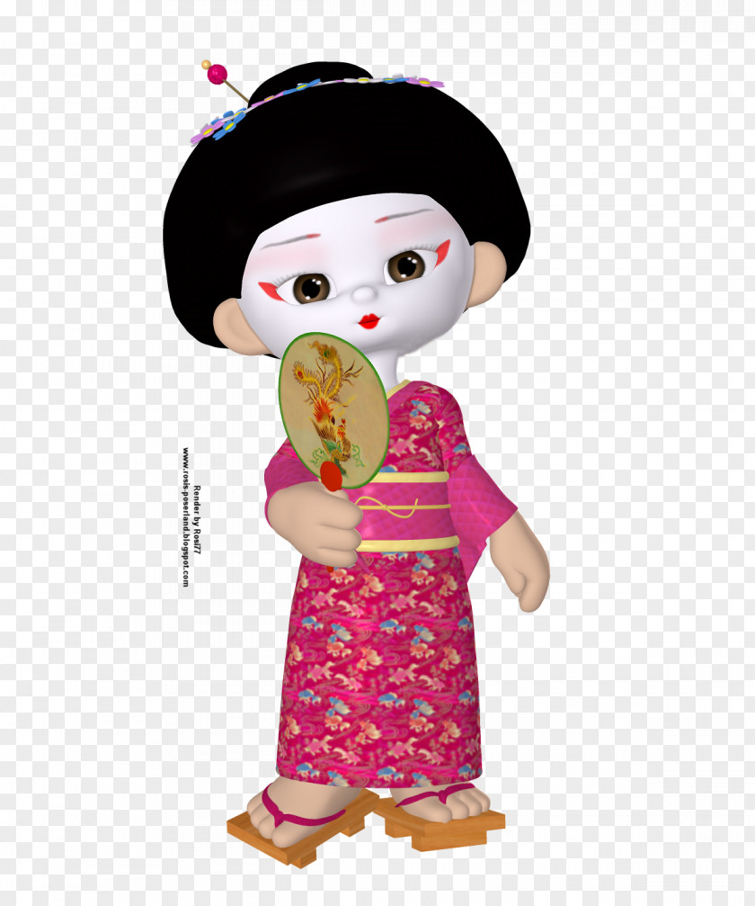 Doll Geisha PNG