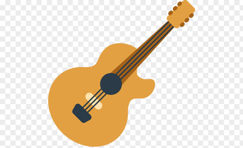 Emoji Acoustic Guitar Musical Instruments String PNG
