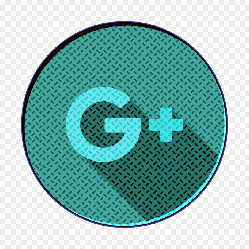 Polka Dot Blue Google Plus Icon Social Media Icons PNG