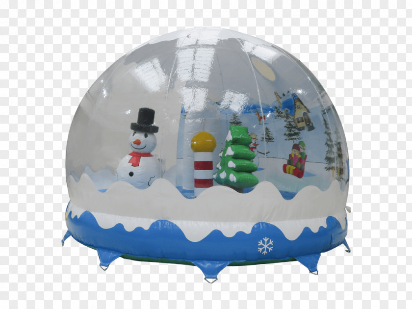Snow Inflatable Bouncers Globes Christmas PNG