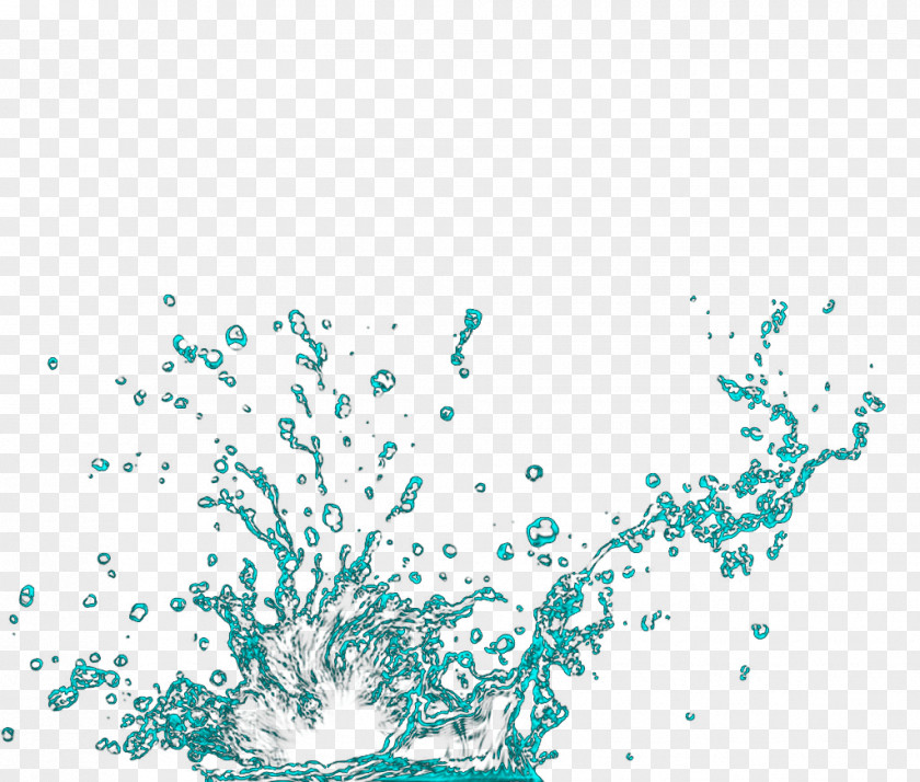Splash Of Water Mouthwash Drop PNG