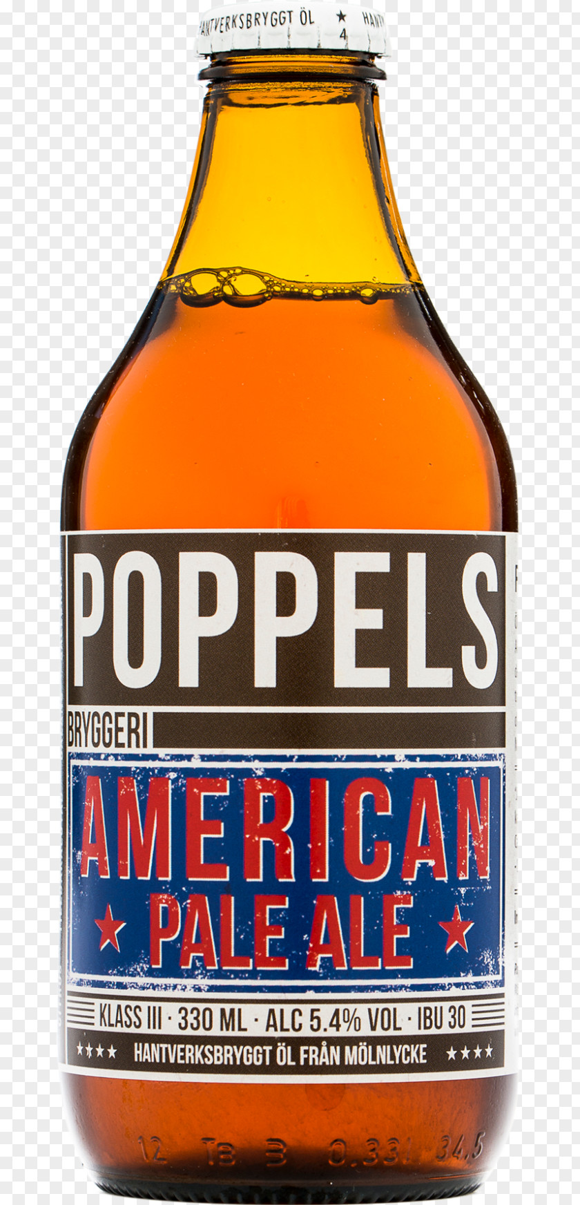 Beer Poppels Brewery American Pale Ale PNG
