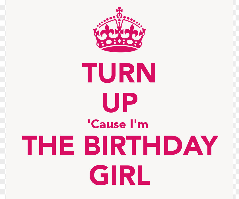 Birthdaygirl Birthday Keep Calm And Carry On Paper Poster PNG