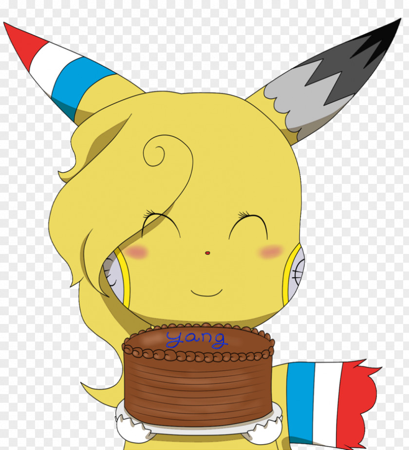 Cake Mochi Birthday Character PNG