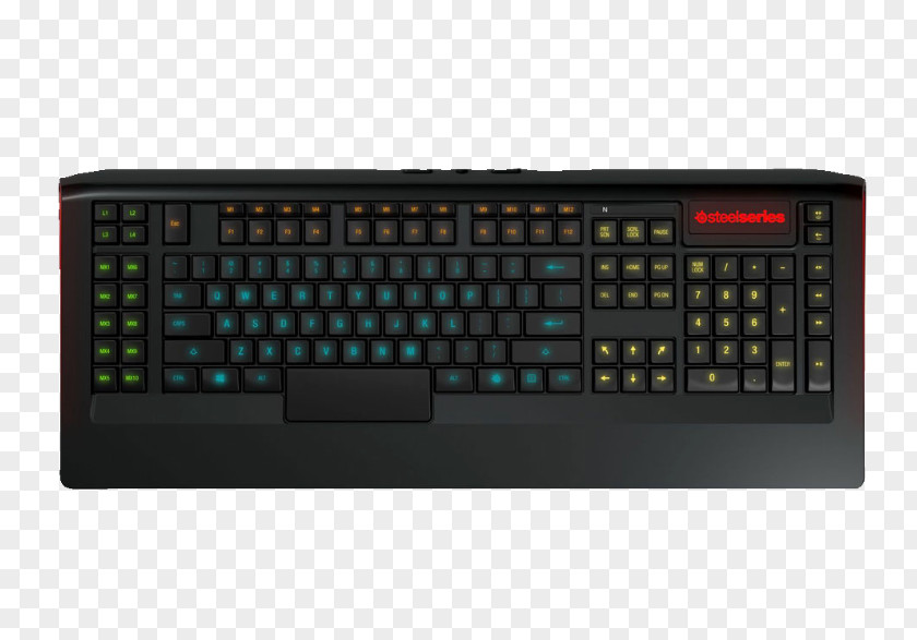Computer Keyboard SteelSeries Apex 100 Membrane Gaming Keypad PNG