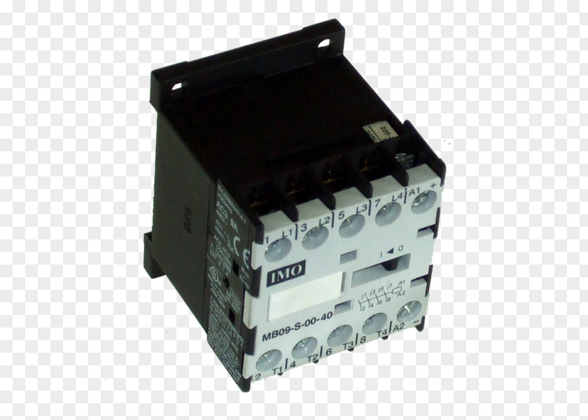 Contac Electronic Component Contactor Motor Controller Circuit Breaker Electronics PNG