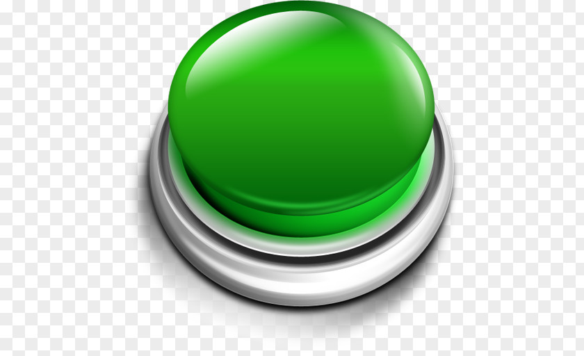 Green Push Button Icon Push-button PNG