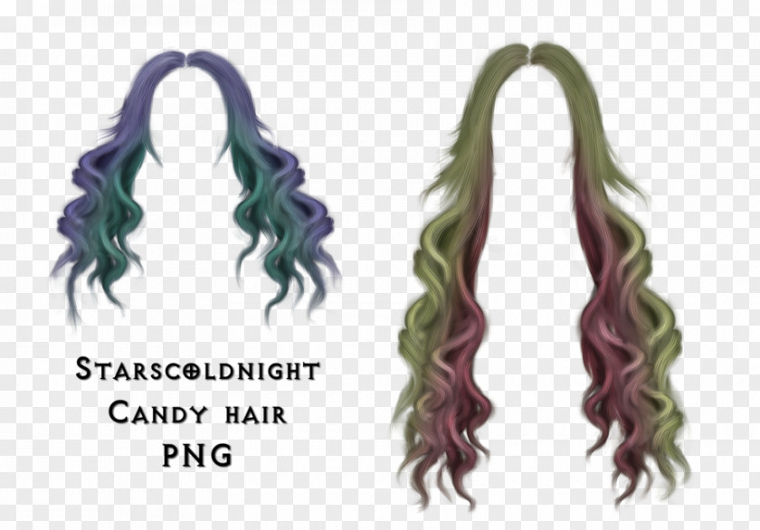 Hair Long Coloring Wig Capelli PNG