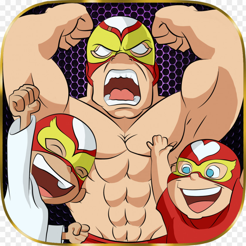 Mexican Wrestler Mask Thumb Illustration Clip Art Superhero Muscle PNG