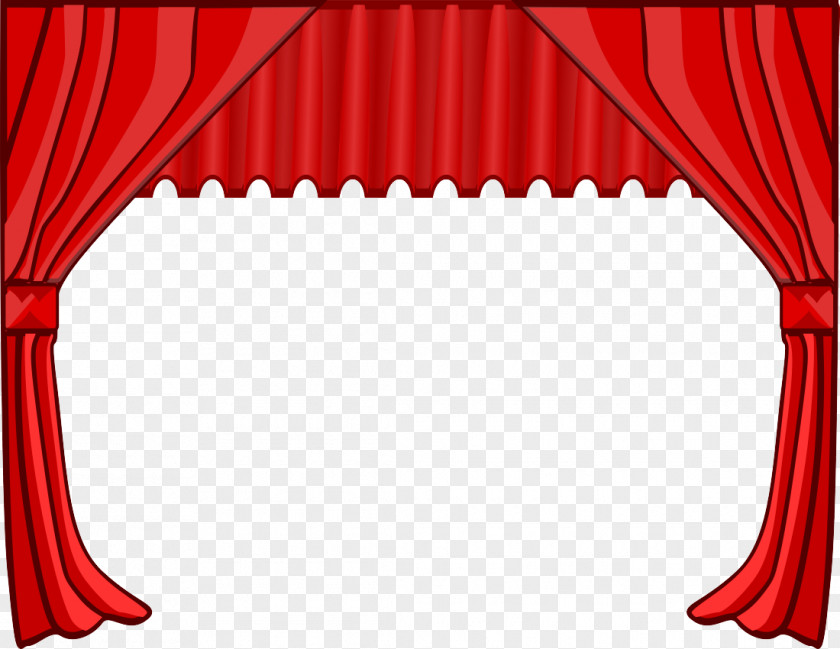 Movie Theatre Cinema Theater Drapes And Stage Curtains Clip Art PNG