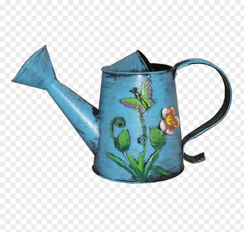 Mug Jug Watering Cans Green Metal Teapot PNG