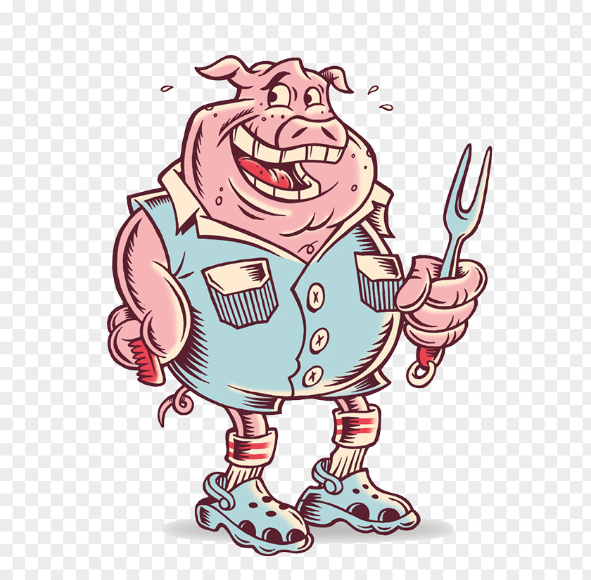 Dr. Pig Domestic Illustration PNG
