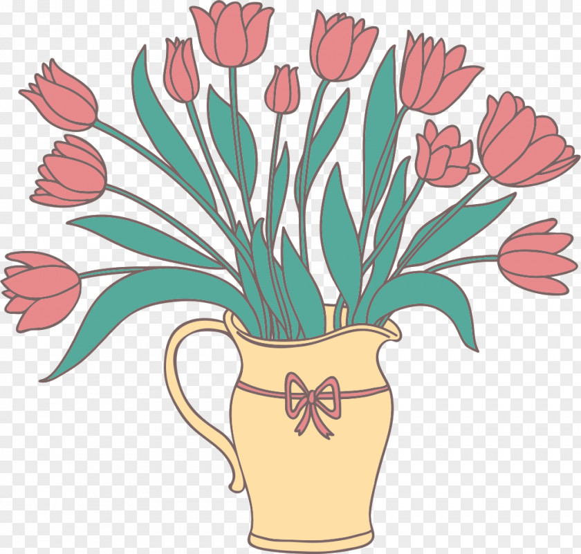 Flower Floral Vase PNG