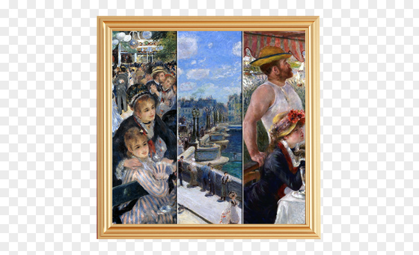Painting Pont Neuf Picture Frames Recreation PNG