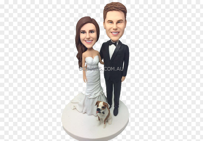 Wedding Cake Illustration Topper Bride PNG