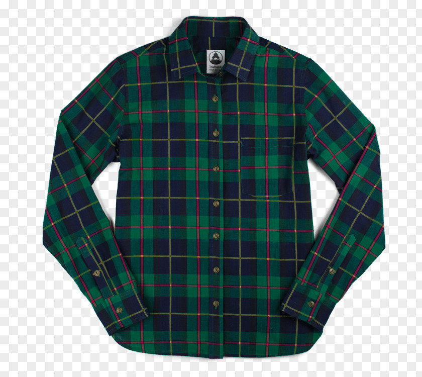 Button Up Shirt Tartan Sleeve PNG