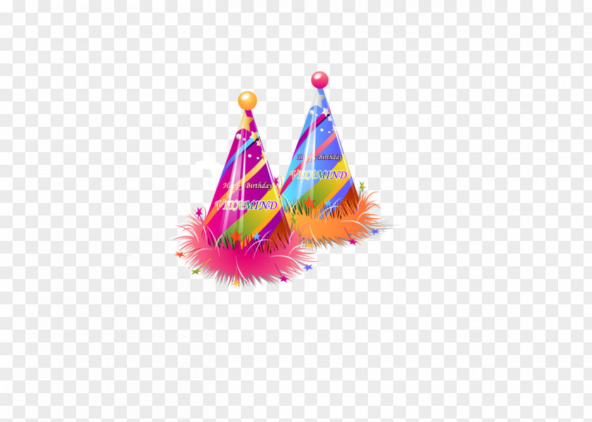 Color Hat Party Birthday Clip Art PNG