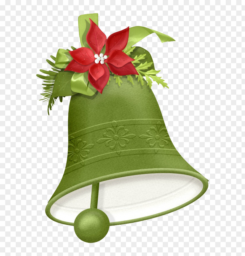 Exquisite Cartoon Bell Christmas Tree New Year Card Clip Art PNG