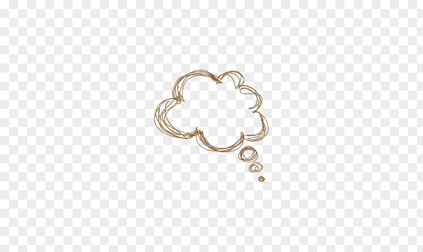 Hand-painted Ideas Cloud Material PNG