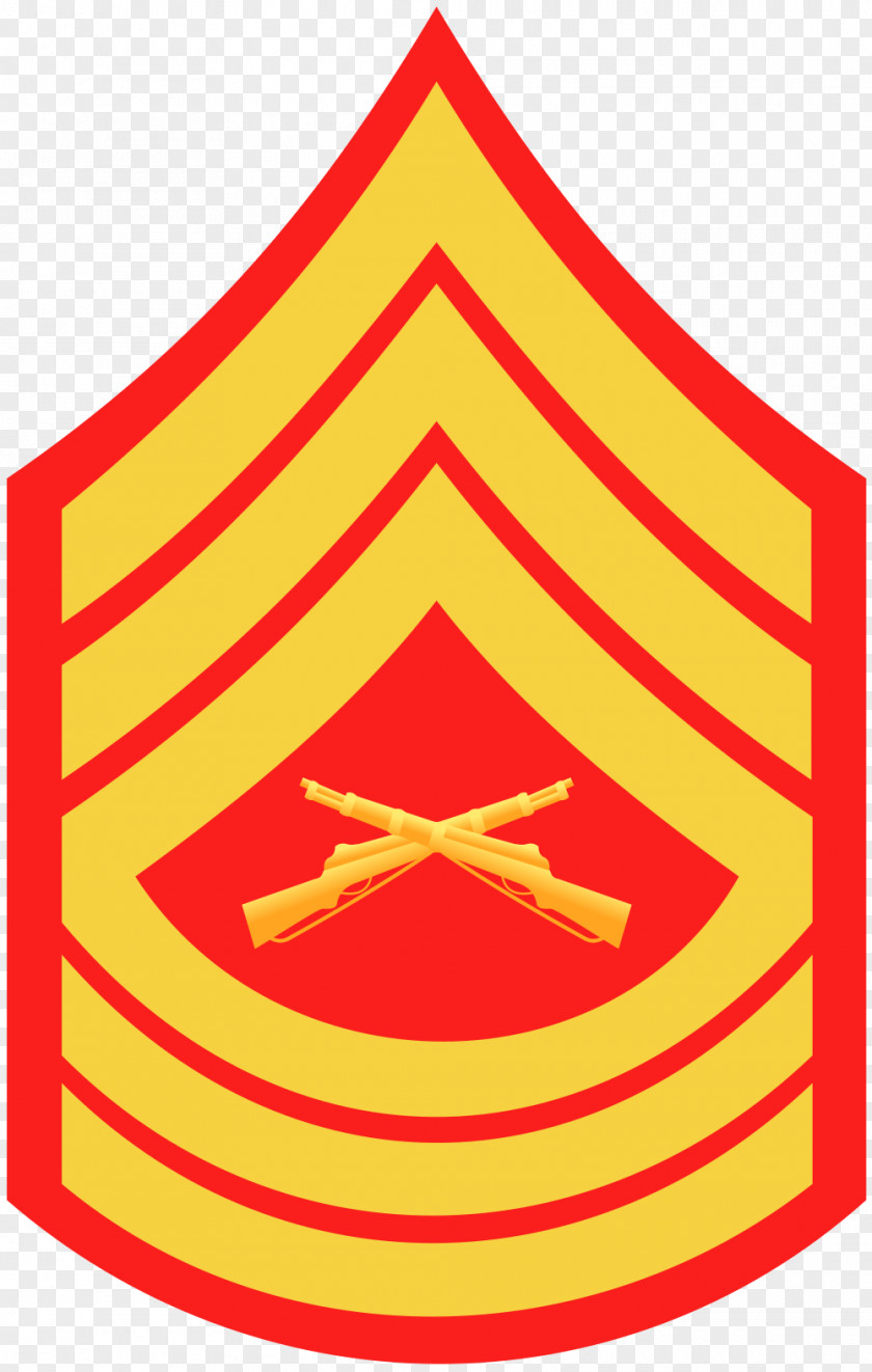 Master Sergeant Gunnery United States Marine Corps Rank Insignia PNG
