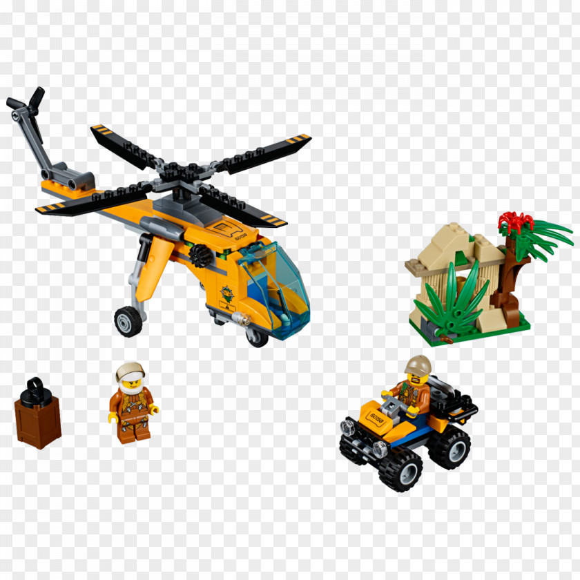 Toy Amazon.com LEGO 60158 City Jungle Cargo Helicopter Lego Hamleys PNG