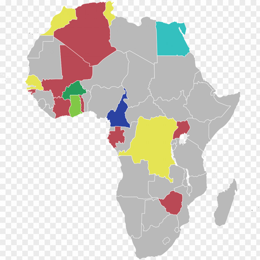 Africa Scramble For Map Clip Art PNG